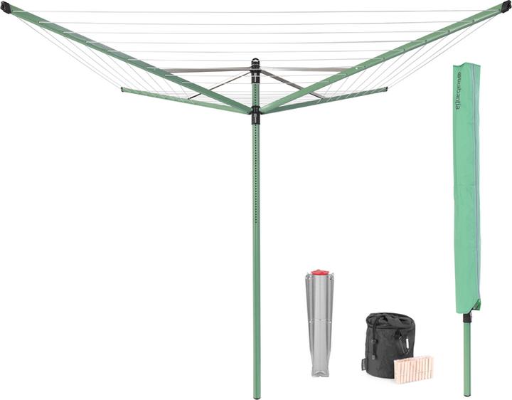 Brabantia Lift-O-Matic 50 M - 45 mm tube with metal floor anchor (50 m)