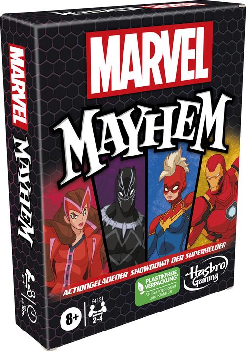 Actual product image Hasbro Gaming Card game Marvel Mayhem (German)