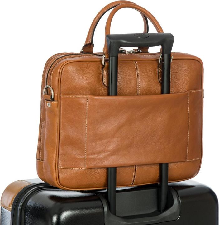 Actual product image Brics Life Pelle briefcase leather 38 cm laptop compartment