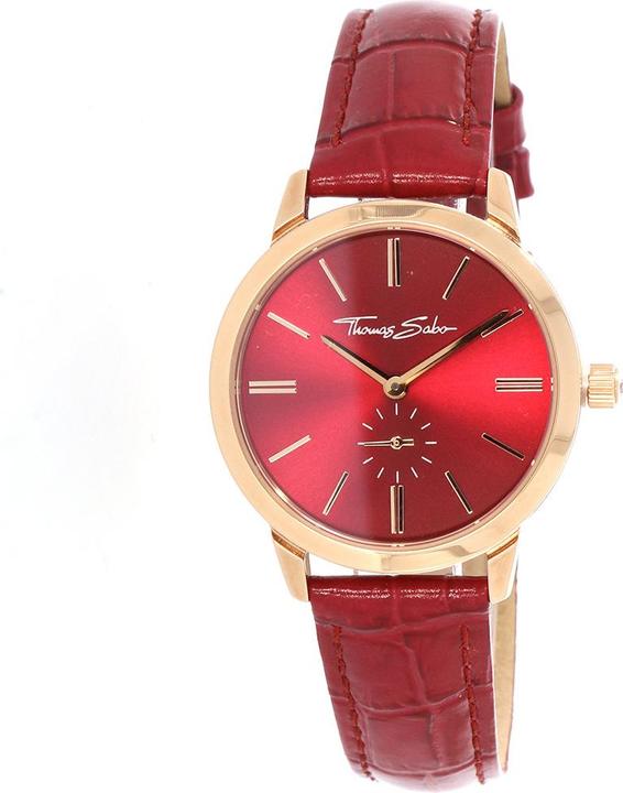 Produktbild Thomas Sabo Damenuhr kirschrot/rosévergoldet AIR-WA0309 (Analoguhr, 32 mm)