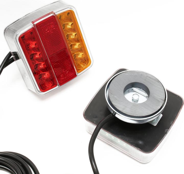 Immagine prodotto Wiltec LED Rückleuchte 7-polig 12V Magnet Anhänger PKW Rücklicht Beleuchtung