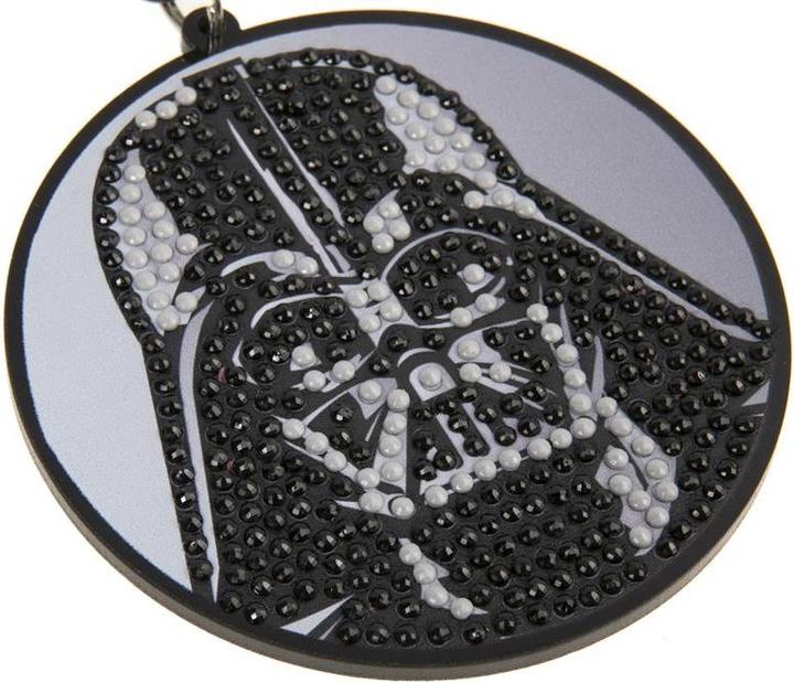 Actual product image Craft Buddy Darth Vader, Crystal Art backpack pendant