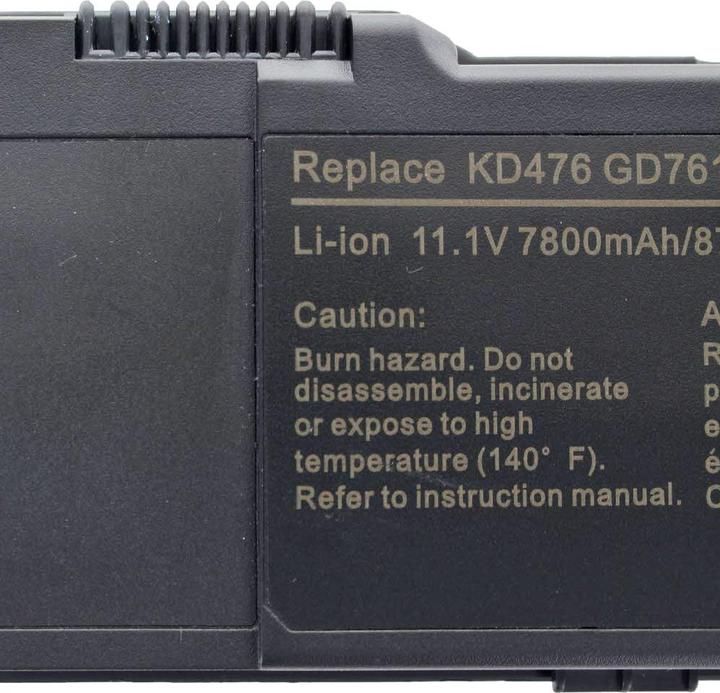 Produktbild Dell Akku Inspiron 6400, E1501, E1505 (9 Zellen, 7800 mAh)
