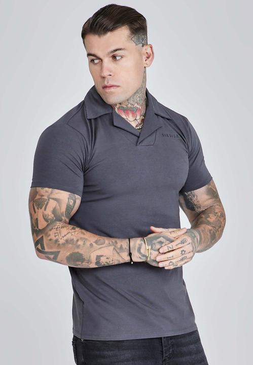 Actual product image Siksilk T-Shirt Smart Revere Polo - Muscle Fit (L)