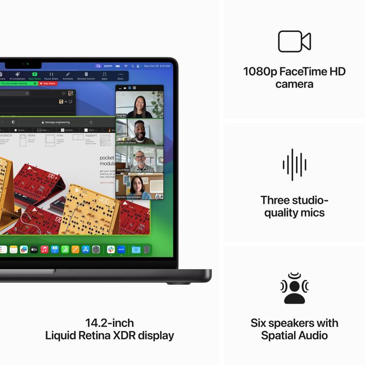 Produktbild Apple MacBook Pro - Late 2023 (14", M3 Pro, 18 GB, 512 GB, CH)