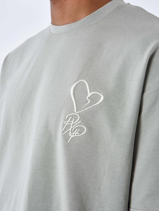 Actual product image Project X Paris embroidered t-hirt project x pari treet heart (S)