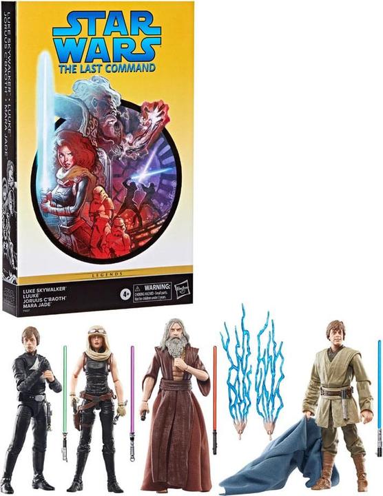 Immagine prodotto Hasbro Star Wars: L'Ultimo Comando - Serie Nera - 4 figure d'azione da 15 cm
