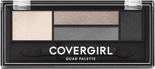 Actual product image CoverGirl Eyeshadow Quad Palettes, stunning smokeys