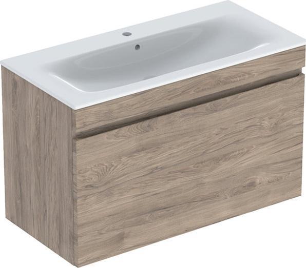 Actual product image Geberit Renova Plan set with washbasin and vanity unit,1 drawer, 100x62,2x48cm, 501917