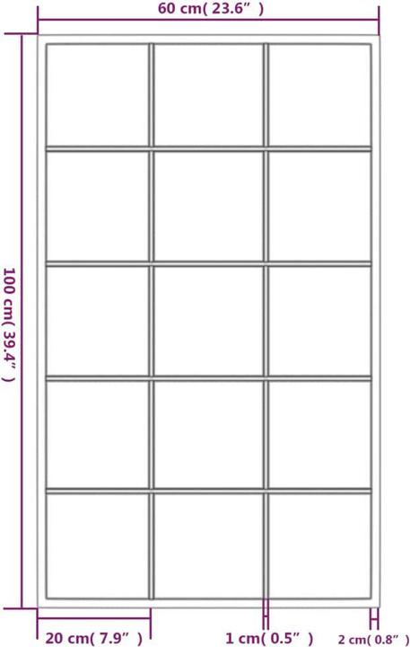 Actual product image VidaXL Vadin (100 x 60 cm)