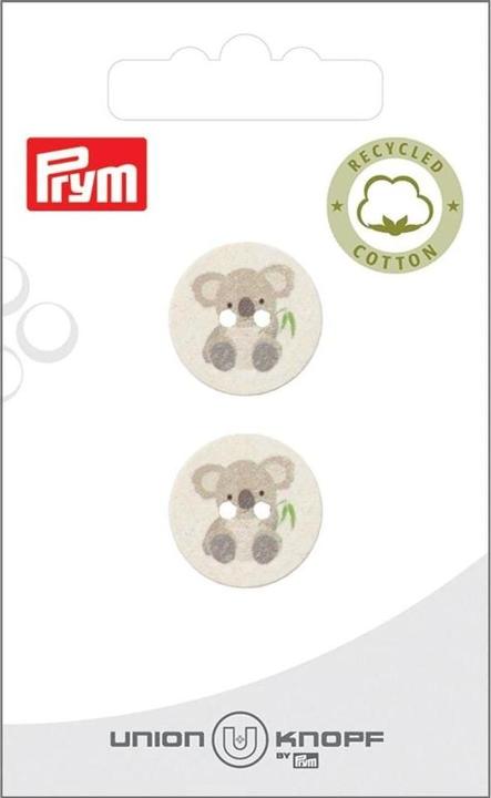 Produktbild Prym Knöpfe Koala 18 mm, 2 Stück, Crème