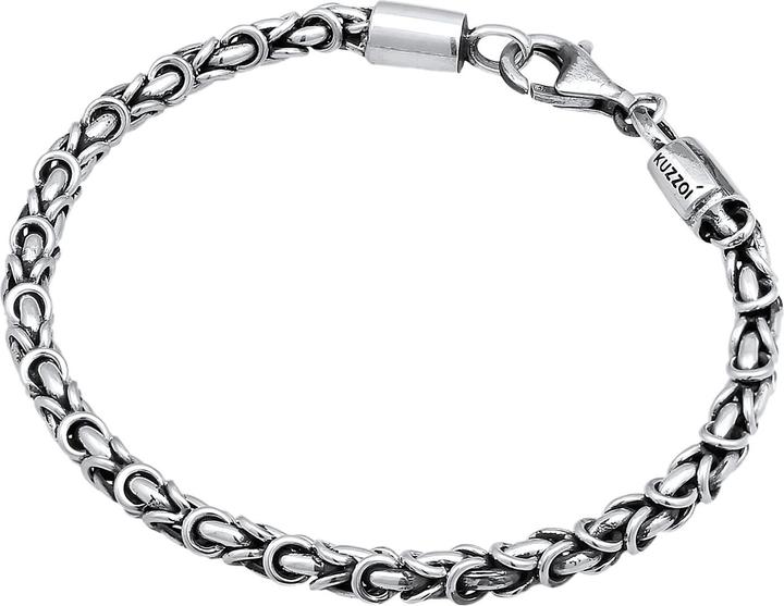 Produktbild Kuzzoi Armband Königskette Basic 925 Silber (23 cm, 925er Sterling Silber)