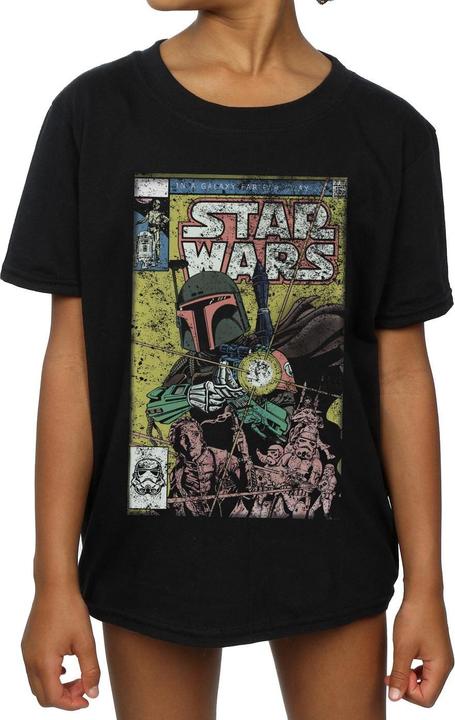 Image du produit Star Wars - T-shirt BOBA FETT COMIC - Fille (152, 158)