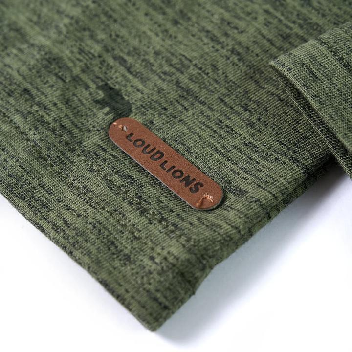 Produktbild VidaXL Kinderhemd Khaki Melange 104,Material: 80 % Baumwolle. 20 (104)