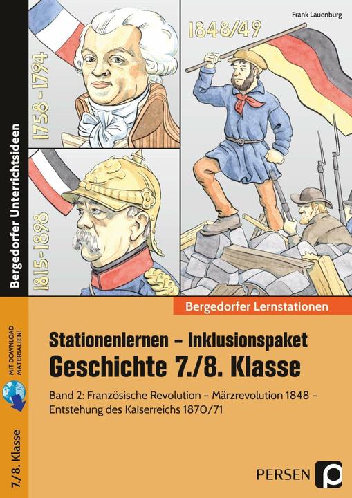 Produktbild Stationenlernen Geschichte 7/8 Band 2 - inklusiv (Deutsch, Frank Lauenburg, 2020)