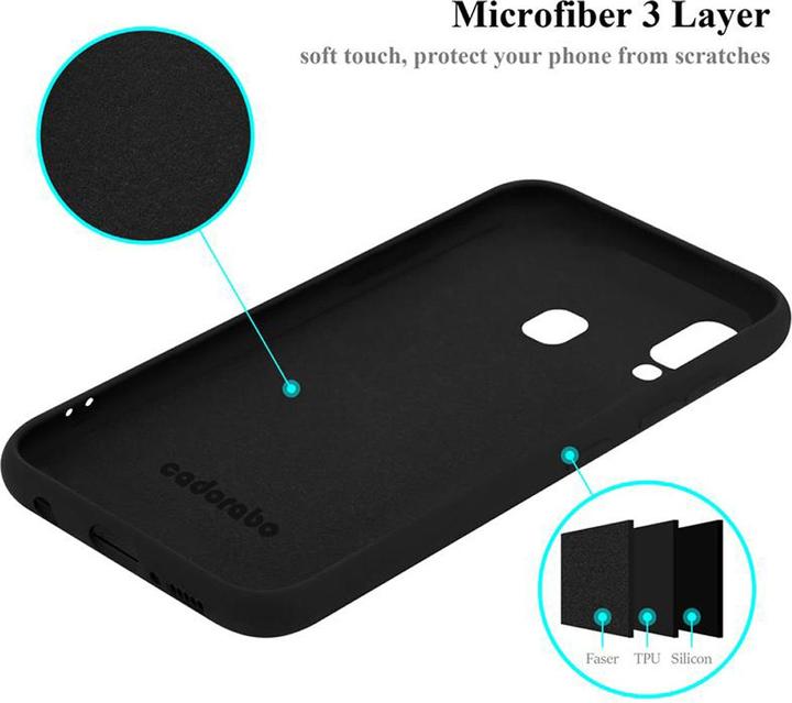 Actual product image Cadorabo TPU Liquid Silicone Case Cover (Samsung Galaxy A40)