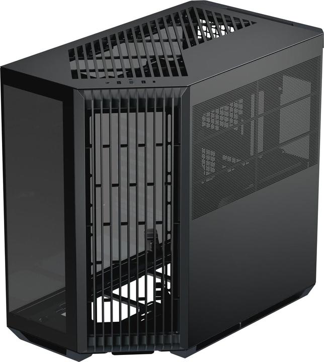Actual product image APNX V1 PC case, midi tower, ATX, tempered glass - black (ATX, Mini-ITX, mATX)
