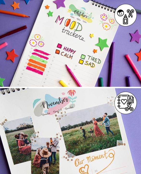 Image du produit I Am Creative Calendrier de bricolage, calendrier à bricoler, A4 (A4)