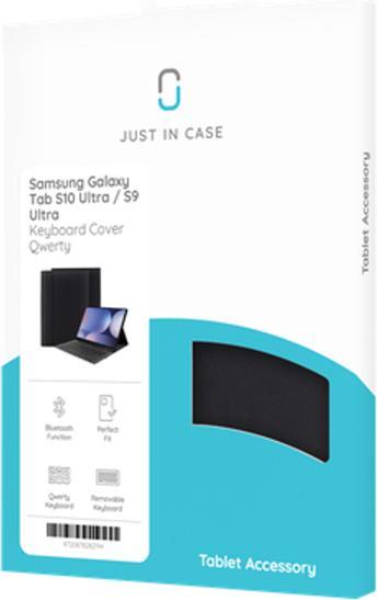 Immagine prodotto Just in Case Tastiera Premium Samsung Galaxy Tab S10 Ultra / S9 Ultra Hoes Qwerty Nero (8282194) (Ing. Int., Galaxy Tab S10 Ultra)