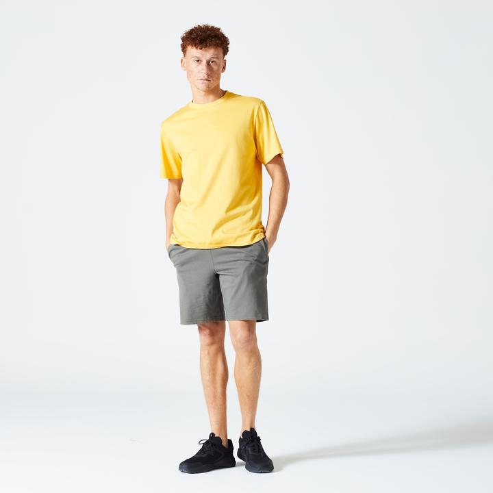 Produktbild Domyos Shorts Herren - Essentials 500 khaki (M)