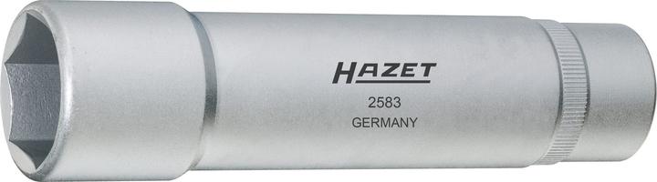 HAZET Radlager-Werkzeug 2583 - Vierkant hohl 12,5 mm (1/2 Zoll) - Aussen-Sechskant Pro (27 mm)