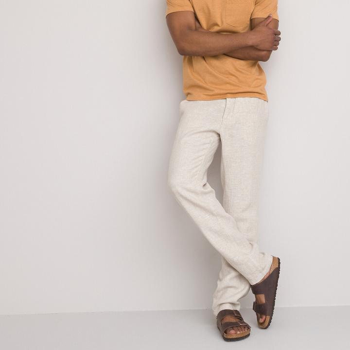 Actual product image La Redoute Collections Linen trousers (50)