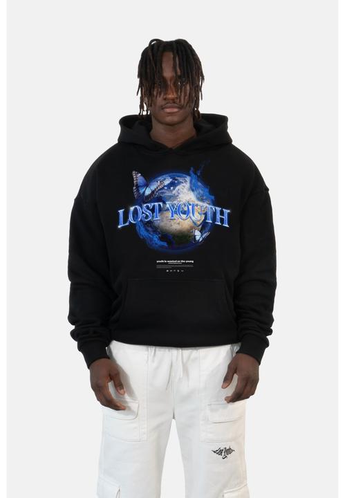 Actual product image Lost Youth LY HOODIE "WORLD - 21651 (S)