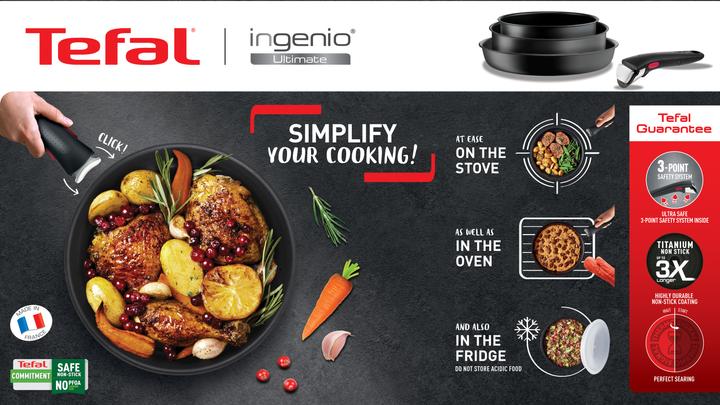 Produktbild Tefal Ingenio Ultimate (28 cm, Pfannenset + Topfset, Aluminium)