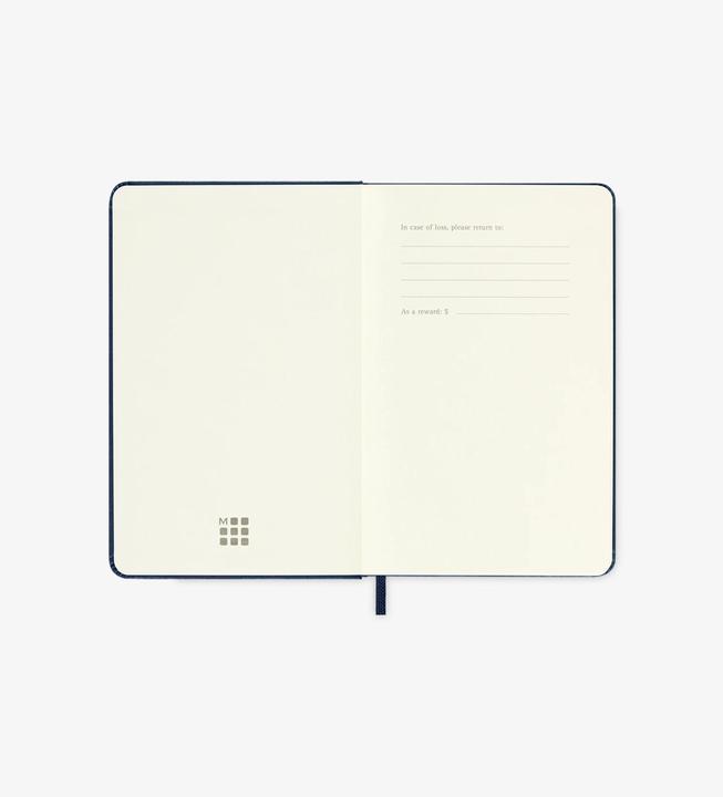 Image du produit Moleskine Carnet classique de poche (A6, À rayures, Couverture rigide)