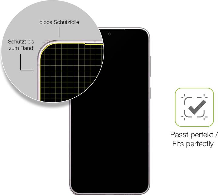 Immagine prodotto Dipos Full-Cover Pellicola Protettiva opaco (1 Pezzo/i, Samsung Galaxy S23+)