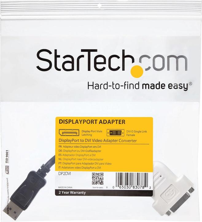 Produktbild StarTech Displayport Video Converter (DVI, 24 cm)