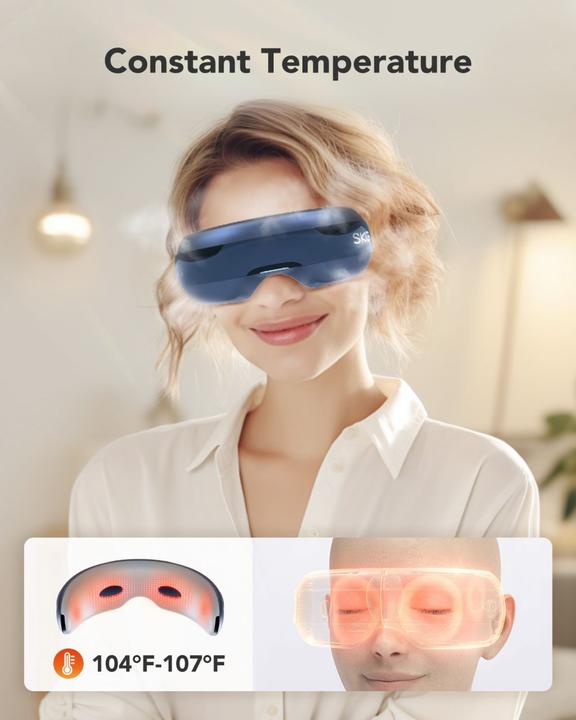 Produktbild SKG E3 Pro Augen- und Schläfenmassagegerät mit Sichtfenster