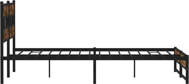 Produktbild VidaXL Metallbett Bett Lattenrost Doppelbett Bettgestell ohne Matratze 193x203cm (193 x 203 cm)