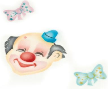 Produktbild Martellato Airbrush Schablone Clown Dimitri