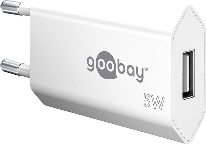Actual product image Goobay USB A charger slim (5 W)