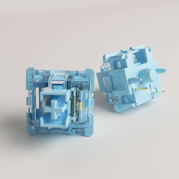 Actual product image Akko V3 Pro Cream Blue Switches