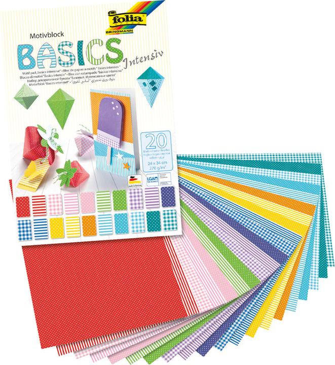 Image du produit Folia Bloc de motifs (270 g/m², 20 x)