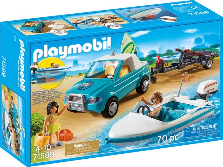 Playmobil Surfer-Pickup mit Speedboat (71589)