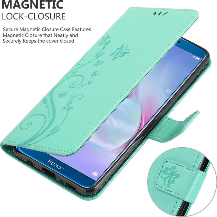 Productafbeelding Cadorabo Bloemen Boekomslag (Honor 9 Lite)