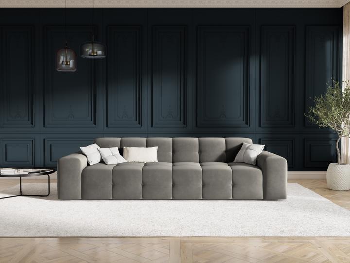 Image du produit Micadoni Canapé Velours, "Kendal", 4 Places, 255x103x79Fabriqué en Europe (2 places, 3 places, 4 places)