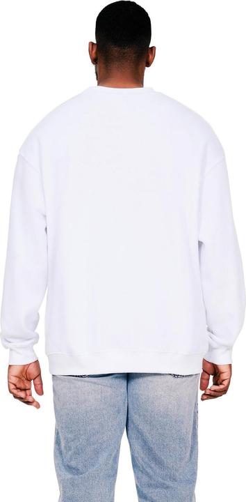 Actual product image Universal Textiles Mens Ringspun Cotton Extended Neckline Oversized Sweatshirt (L)