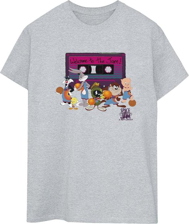 Immagine prodotto Space Jam Team Cassette Maglietta Ampia Donna (S)