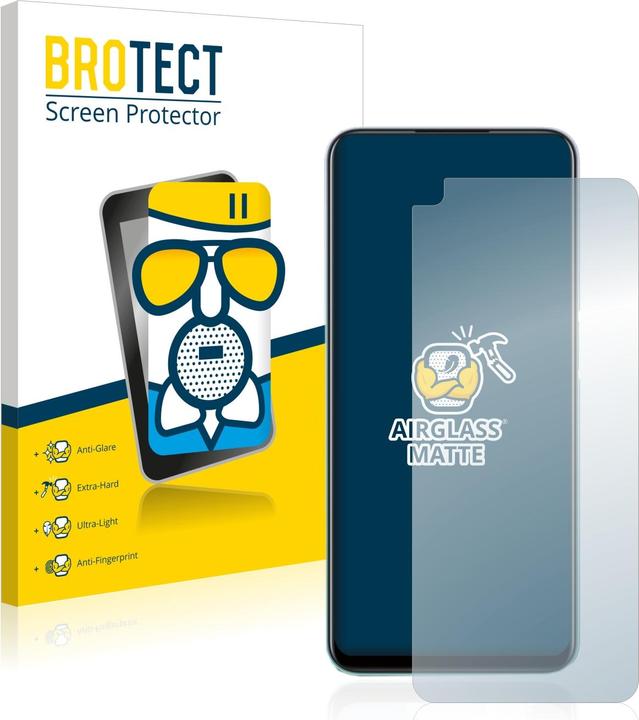 Produktbild BROTECT AirGlass Panzerglasfolie Matt (1 Stück, Oppo A52)