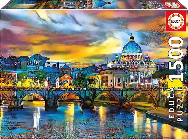 Produktbild Educa Petersdom/Engelsbrücke 1500 Teile Puzzle (1500 Teile)