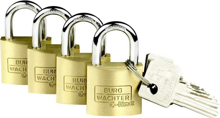 Actual product image Burg Wächter Cylinder lock QUADRO 222 40 GL SB
