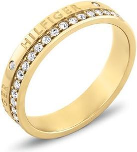Tommy Hilfiger - Gold-plated ring with crystals Mini Crystals 2780911 - Circuit: 56 mm (56)