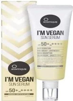 Actual product image Suntique I'M Vegan Sun Serum (Suntan cream, SPF 50+, 50 ml)