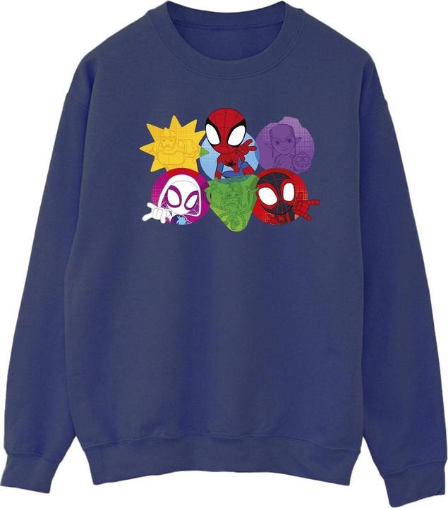 Immagine prodotto Spidey And His Amazing Friends Faces Felpa Uomo (5XL)