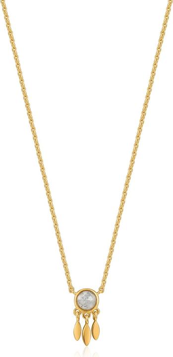 Produktbild Ania Haie Collier Midnight Fringe Gold (Mit Stein(en), Silber 925, 40 - 45 cm)