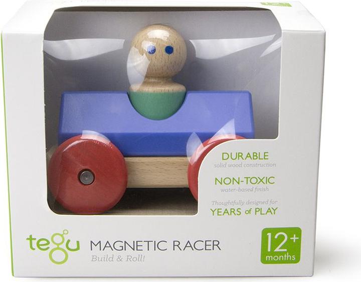 Actual product image Tegu Baby Magnetic Racer H 3 parts